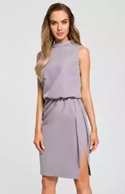 - stylowa sukienka 
- model odsłaniający ramiona
- z tyłu seksowne rozcięcie na plecach
- długość do kolana