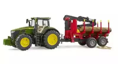 BRUDER Traktor John Deere 7R 350 z przyc Zabawki/Pojazdy/Pozostałe pojazdy