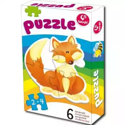 Promatek Pierwsze Puzzle, Zwierzątka 1 Podobne : Quercetti Puzzle zwierzęce Montessori - 261039