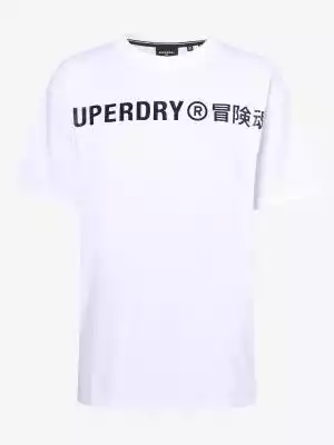 Dzięki wyrazistemu nadrukowi z logo T-shirt z kolekcji Superdry zyskuje charakterystyczny dla marki styl uliczny.