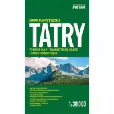 Tatry mapa turystyczna 1:30 000 Podobne : TOPR. Tatrzańska przygoda Zosi i Franka - 1125919
