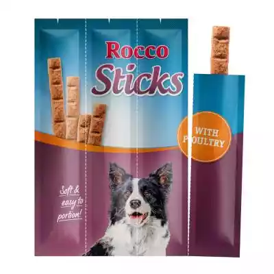 Rocco Sticks - Kurczak z łososiem, 12 sz Podobne : Tigeria Sticks paluszki, pakiet mieszany - 4 smaki, 10 x 5 g - Pakiet mieszany I - 338369