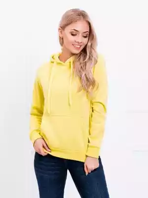 Bluza damska z kapturem 002TLR - żółta
  Ona/Bluzy damskie