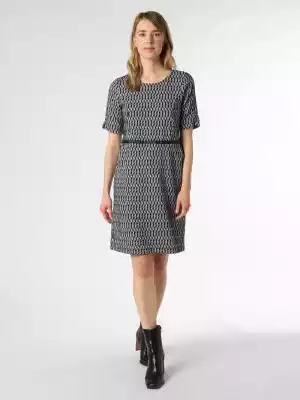 Sukienka marki More & More,  dzięki graficznemu wzorowi,  jest stylowym dodatkiem zarówno do biura,  jak i na czas wolny.