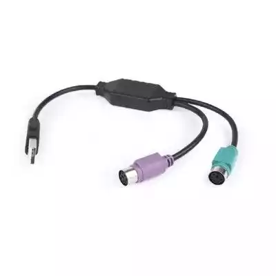 Gembird Adapter 2xPS2->USB mysz + klawia Podobne : Gembird Adapter zasilania IEC320 C14->SCHUKO(F) 15 cm - 204655