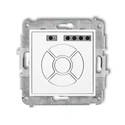 Przycisk Karlik Mini MSR-6 k elektroniczny roletowy przycisk centralny/dodatkowy biały