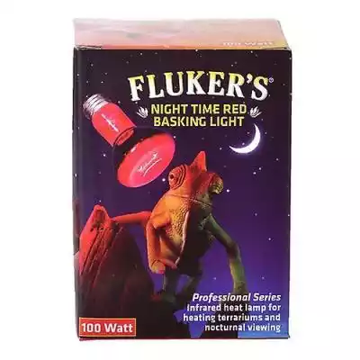 Flukers Professional Series Nighttime Red Basking Light,  100 Watt (pakiet 3)