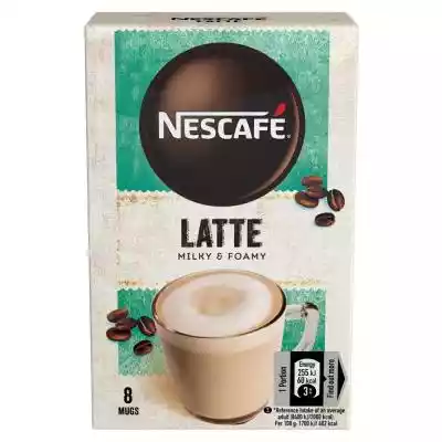         Nescafé                Lubisz intensywnie mleczne kawy z pianką? Spróbuj Nescafé Latte! Ten pyszny napój z pianką to prosty przepis na uprzyjemnienie spotkania w gronie rodziny lub przyjaciół i zacieśnianie więzi z bliskimi.Nescafé Latte to miks białej kawy z cukrem zamknięty w por