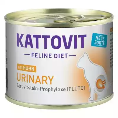 Kattovit Urinary to karma mokra dla kotów cierpiących na choroby dróg moczowych. FLUTD (feline lower urinary tract disease) to najczęstszy objaw choroby,  który często idzie w parze z powstawaniem struwitów. To z kolei może prowadzić do nawrotu chorób nerek. Kattovit Urinary (Struvitstein-
