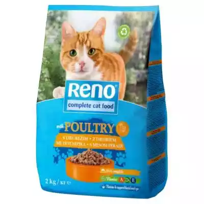 Reno Karma dla kotów z drobiem 2 kg Dla zwierząt > Kot > Karmy suche