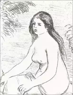 Seated Nude Woman, Pierre-Auguste Renoir Podobne : Seated Odalisque, Pierre-Auguste Renoir - plakat 29,7x42 cm - 458719