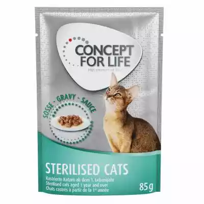 Korzystny pakiet mieszany Concept for Li Podobne : Korzystny pakiet Concept for Life, 48 x 85 g - Sensitive Cats w galarecie - 341358