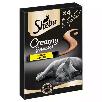 Sheba Creamy Snacks pasta dla kota - Kur Podobne : Sheba Creamy Snacks pasta dla kota - Kurczak, 4 x 12 g - 337085