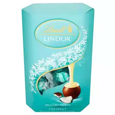 Lindt - Lindor praliny kokosowe w czekol Podobne : Mieszko Magnifique Praliny w mlecznej czekoladzie pikantna czekolada orzech laskowy 165 g - 862605