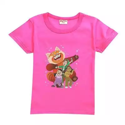 Mssugar Turning Red Kids LetniA koszulka Podobne : Mssugar Kids Boys Sonic Summer T-shirt z nadrukiem 3d Casual Crew Neck Tee Top D 8-9 Years - 2779539