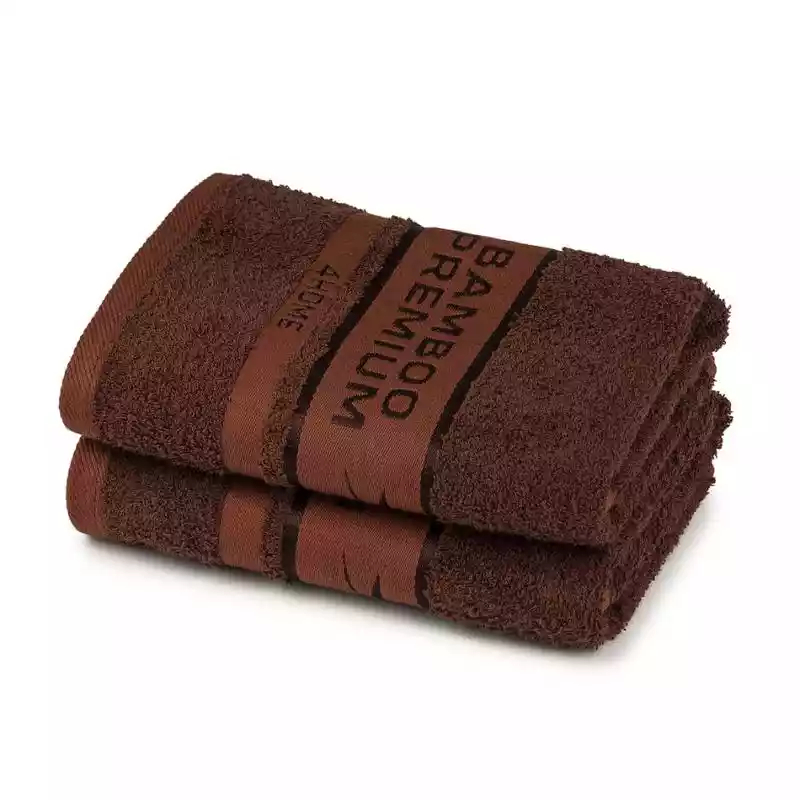 4Home Bamboo Premium ręczniki ciemnobrązowy, 50 x 100 cm, 2 szt. 4Home ceny i opinie