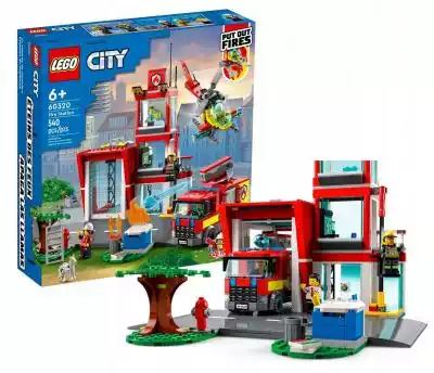 Lego City 16697339 Lego City Remiza stra Podobne : LEGO - City Terenówka ratowników dzikich zwierząt (60301) - 67742