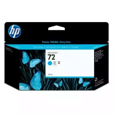 HP Inc. Tusz Nr 72 Błękitny (Cyjan) Foto Sprzęt komputerowy/Materiały eksploatacyjne do drukarek/Tusze do drukarek oryginalne