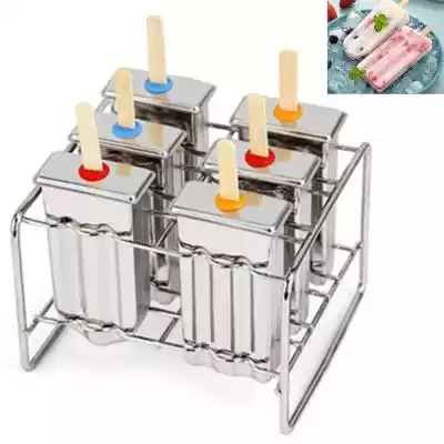 Xceedez 6 Grid Ice Lolly Mold Forma do l Podobne : Lampa Lolly White 02369 - 578795