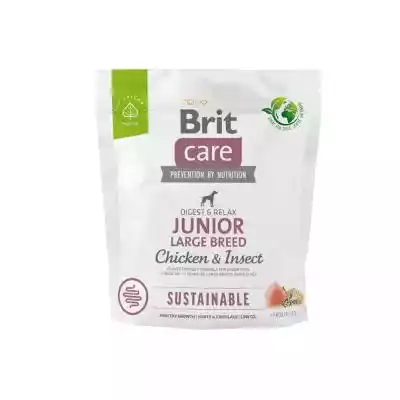BRIT Care Sustainable Junior Large Breed Podobne : BRIT Care Sustainable Junior Large Breed Chicken & Insect - sucha karma dla psa - 3 kg - 89716