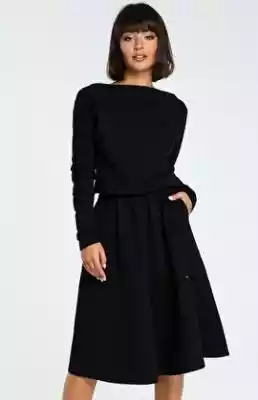 Sukienka B087 (czarny) Podobne : Sukienka B087 (czarny) - 125397