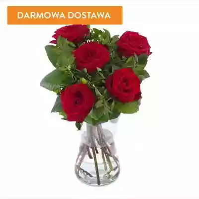 Bukiety Kwiatowe 5 Róż Czerwonych