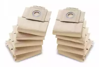 Worki filtracyjne 10 szt Papierowe worki filtracyjne,  dwuwarstwowe,  z aprobatą BIA-C,  klasa pyłu M.
