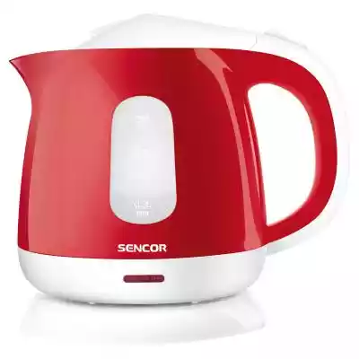 Sencor - Czajnik elektryczny bezprzewodowy biało - czerwony SWK1014RD