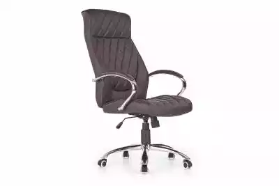 Krzesło obrotowe do biurka brązowe HYZO Meble tapicerowane > Krzesła