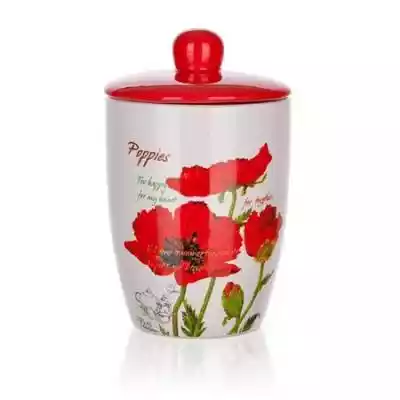 Banquet Red Poppy pojemnik z wieczkiem 6 Podobne : Ceramiczny pojemnik z wieczkiem granat. - 1774