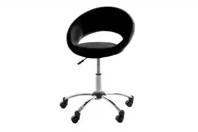 Krzesło obrotowe czarne ORBI Podobne : Krzesło obrotowe ART235C/ welur, granatowy - 82277