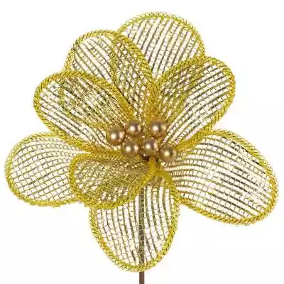 Kwiat dekoracyjny SW złoty 28CM /x12 Podobne : Kwiat dekoracyjny SW miętowy 25CM /x12 - 222228