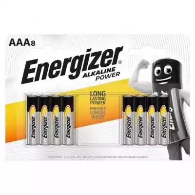 ENERGIZER ALKALINE BATTERY POWER AAA LR03 8 UNITENERGIZER AAA batteries are commonly used in small electronic devices,  such as TV remote controls,  MP3 players,  and digital cameras. Devices that,  working at the same voltage,  require higher currents,  use larger size AA batteries. AA ba