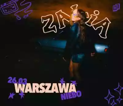 Zalia - kocham i tęsknię Tour | Warszawa spotify 