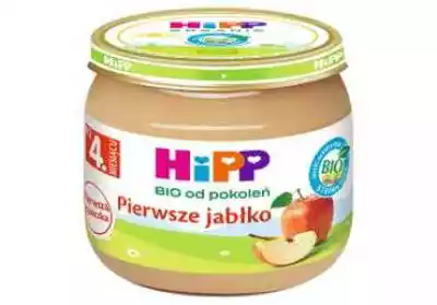 Hipp Bio Od Pokoleń Pierwsze Jabłko, 80  Podobne : HIPP - Pełnowartościowy posiłek warzywno-rybny dla małych dzieci po 1. roku, do podawania na ciepło. - 237826