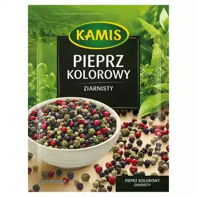 Kamis - Pieprz kolorowy ziarnisty Produkty spożywcze, przekąski/Olej, oliwa, ocet, przyprawy/Sól, pieprz, przyprawy
