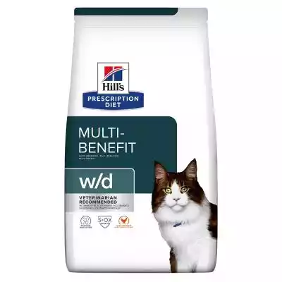 Hill´s Prescription Diet Feline w/d Mult Podobne : Hill's Prescription Diet Feline w/d Multi-Benefit - sucha karma dla kota - 3 kg - 88436