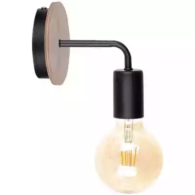 ﻿ Lampa ścienna prezentowana przez sklep internetowy =mlamp.pl= idealnie odnajdzie się w industrialnych wnętrzach . Produkt z pewnością charakteryzuję się klasycznym designem a czarny kolor świetnie sprawdzi się w ciemnych pomieszczeniach. Odsłonięte źródło światła z łatwością oświetli cał