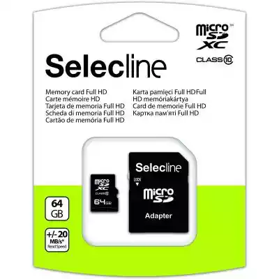 Selecline - Karta pamięci MSD 64GB 20/12 Podobne : Selecline - Spray do czyszczenia ekranów - 234913