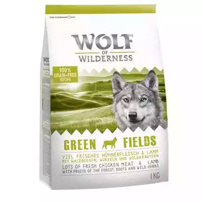 Karma Wolf of Wilderness Adult „Green Fields” w skrócie: W 100% bezzbożowa receptura: odpowiednia również dla psów cierpiących na nietolerancję zbóż. Oparta na zwyczajach żywieniowych wilka w warunkach naturalnych: dla psów wszystkich ras i rozmiarów. Wysokiej jakości białko: co najmniej 4
