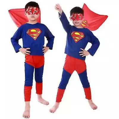 Halloween Kids Boy Spiderman Cosplay Costume Outfit Set Carnival Fancy Dress UpCharacter:Spiderman/Batman/Skeleton/Super Man/ZorroOccasion: Festivals,  Fancy Masquerade Party Mask,  Halloween,  Fancy Party BirthdayMaterial: PolyesterPackage included: 1 x Kids CostumeNote:1.Please allow 2-3