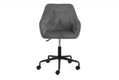 Krzesło kubełkowe obrotowe welurowe ciem Meble tapicerowane > Krzesła > Krzesła obrotowe