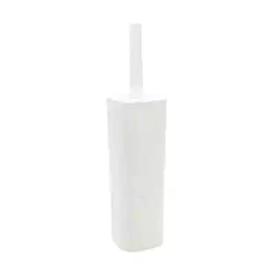 Kwadratowa szczoteczka WC Easy Soft Touch wykonana z jasno białego ABS. Szczotka jest elementem serii akcesoriów. Wymiary: 9 x 38 x 9 cm (szerokość x wysokość x głębokość).