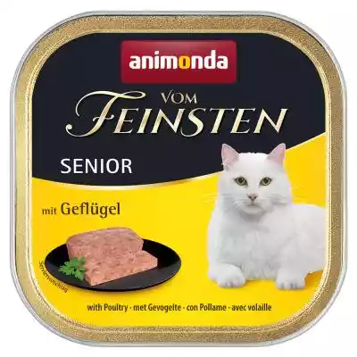Animonda vom Feinsten Senior, 6 x 100 g  Podobne : PURINA ONE Senior 7+ Karma dla kotów bogata w kurczaka i pełne ziarna 800 g - 839517