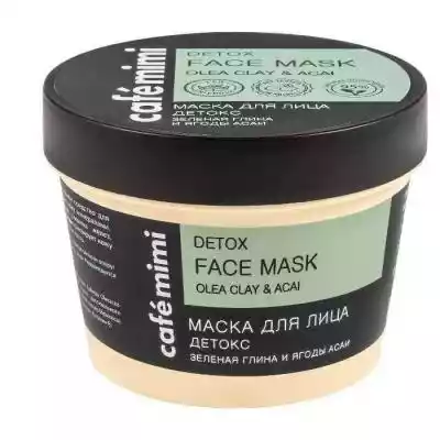 Café mimi Maska do twarzy Detox, 110 ml Podobne : Maska-scrub do twarzy i dekoltu Malina i Rozmaryn, 100ml - CAFE MIMI - 302777