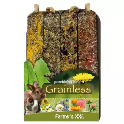JR Farm Farmy's Grainless XXL - 2 x 450  Podobne : JR Farm Grainless dzwoneczek z siana z hibiskusem - 2 x 1 szt. - 339068