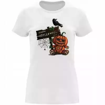 t-shirt na Halloween Happy Halloween Moda > Odzież, Buty, Dodatki > Odzież kobieca > T-shirty