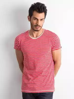 T-shirt T-shirt męski czerwony Podobne : Czerwony T-Shirt Męski T-Shirt 043 Basic Trecwear Maroon - L - 115789