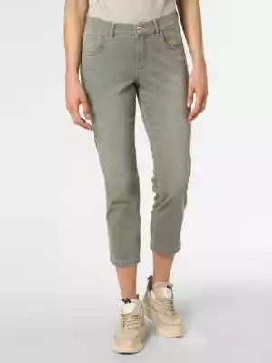 Lekki i elastyczny materiał jeansowy zapewnia wygodę: jeansy Darleen Crop marki Angels.