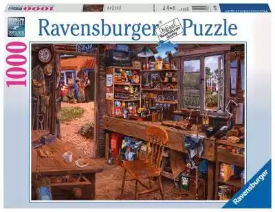 Puzzle 2D 1000 elementów Szopa dziadka Puzzle firmy Ravensburger,  charakteryzują się wysoką jakością. Przez ponad 100 lat cieszą dzieci i dorosłych na całym świecie. Perfect Age Fit to cecha,  która dopasowuje wielkość elementów do możliwości charakterystycznych dla danego wieku rozwojowe